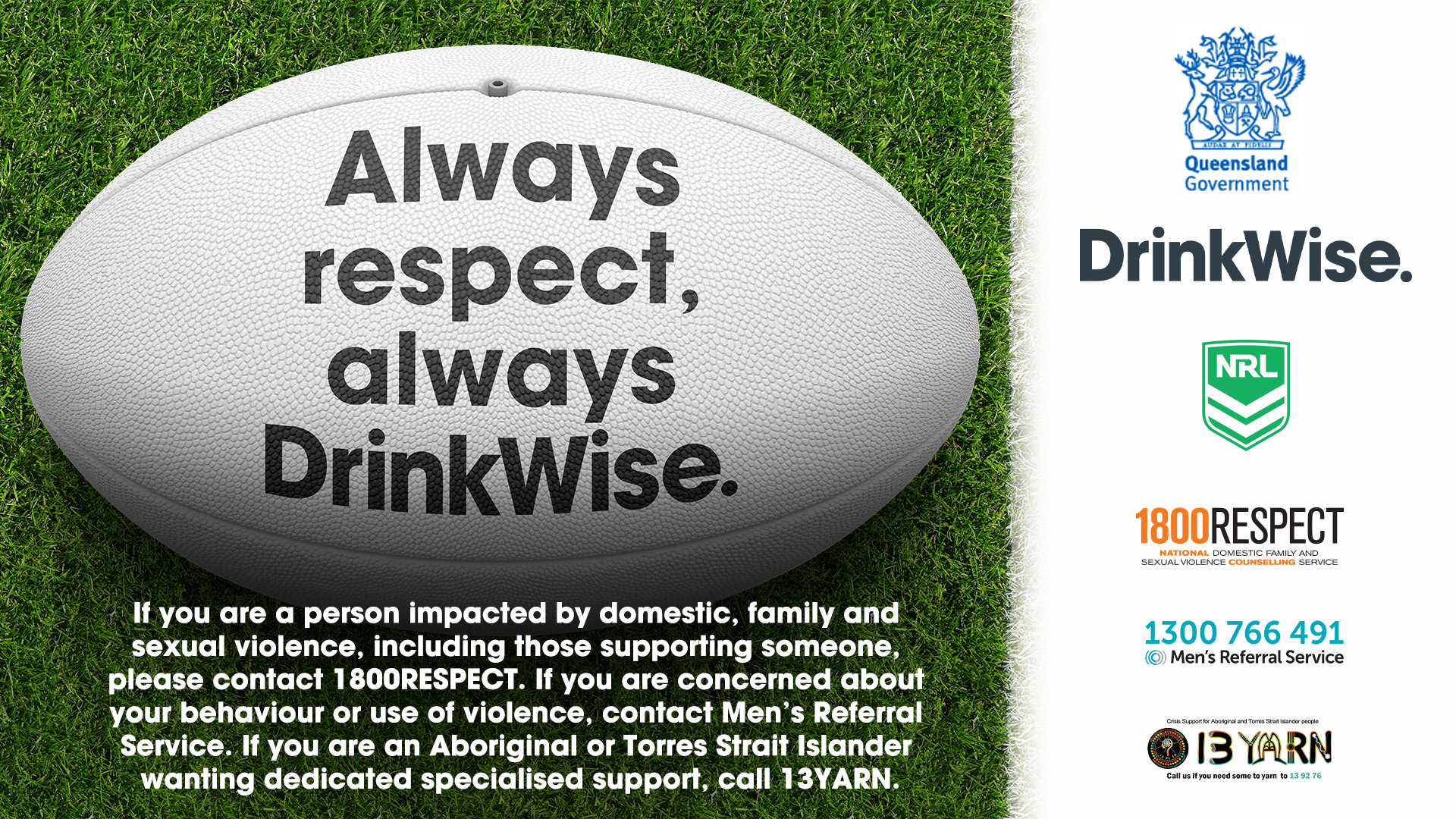 DrinkWise QLD 16x9 SOO