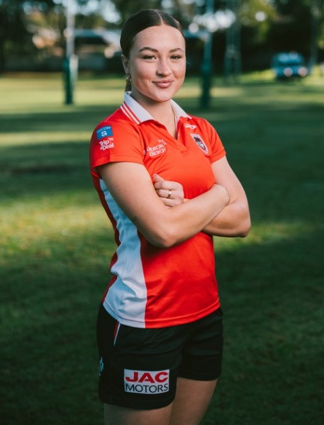 NRLW St George Illawarra Dragons player Ella Koster